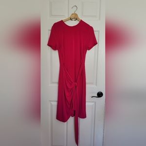 Maggy London Midi Dress Size 8 - Pink